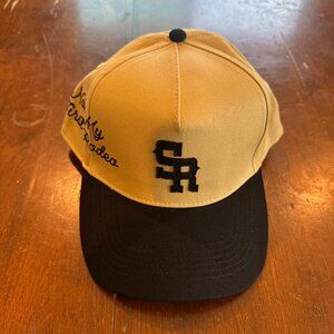 Stevenson Ranch SR Logo Tan Black Snapback Hat Not My First Rodeo